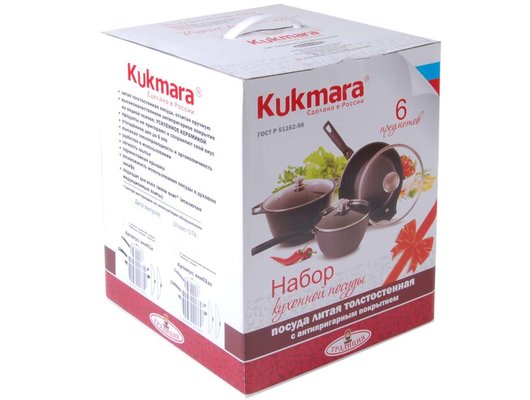 Набор посуды KUKMARA Традиция №1 нкп01а (к41а,с247а,к017а)